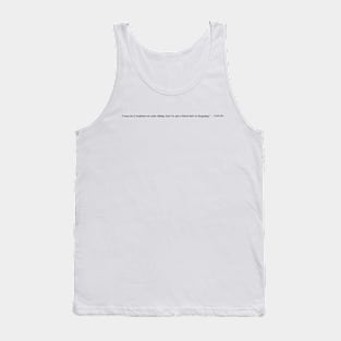 I have a black belt in shopping! Tank Top